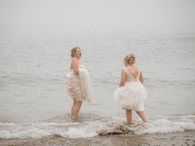 Jessica and Jennifer&apos;s Wedding in Polhawn, Cornwall 120