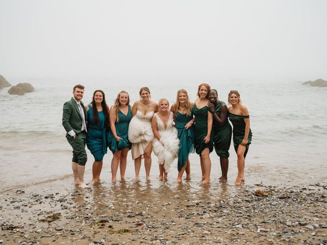 Jessica and Jennifer&apos;s Wedding in Polhawn, Cornwall 122