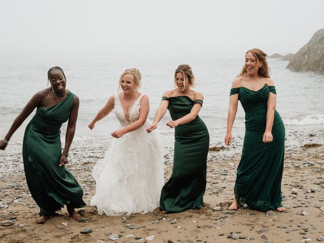 Jessica and Jennifer&apos;s Wedding in Polhawn, Cornwall 125