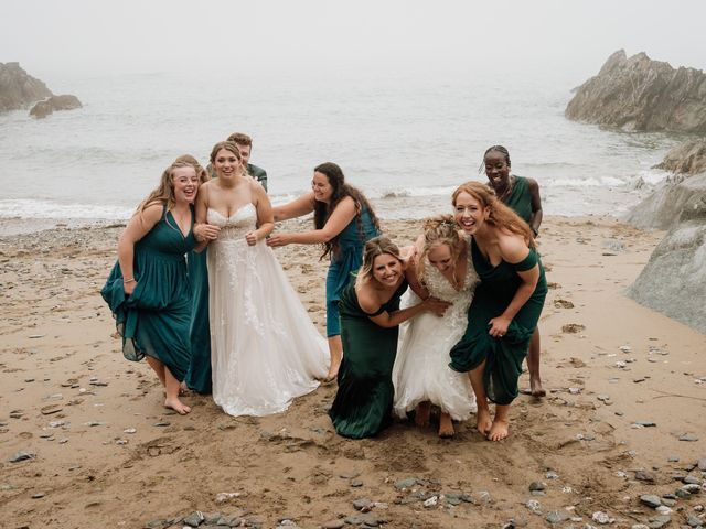 Jessica and Jennifer&apos;s Wedding in Polhawn, Cornwall 127