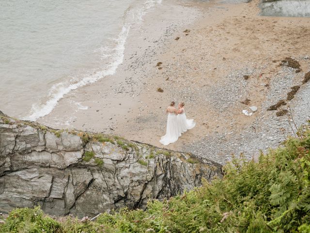 Jessica and Jennifer&apos;s Wedding in Polhawn, Cornwall 138