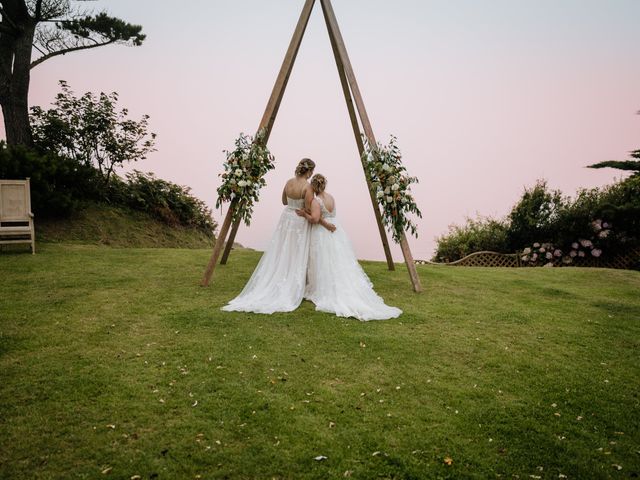 Jessica and Jennifer&apos;s Wedding in Polhawn, Cornwall 150