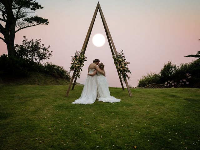 Jessica and Jennifer&apos;s Wedding in Polhawn, Cornwall 152