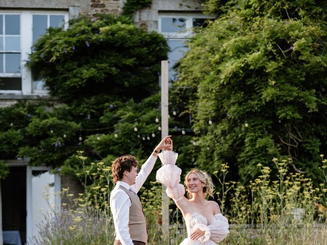 Luke and Flossy's Wedding in Falmouth, Cornwall 45