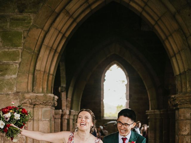 Tony and Kate's Wedding in Dunbar, Lothian &amp; Borders 33