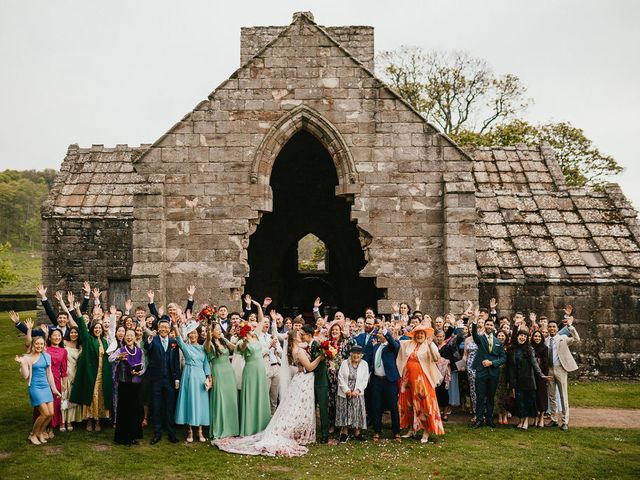 Tony and Kate's Wedding in Dunbar, Lothian &amp; Borders 35
