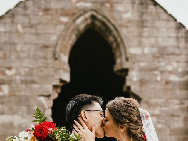 Tony and Kate's Wedding in Dunbar, Lothian &amp; Borders 36