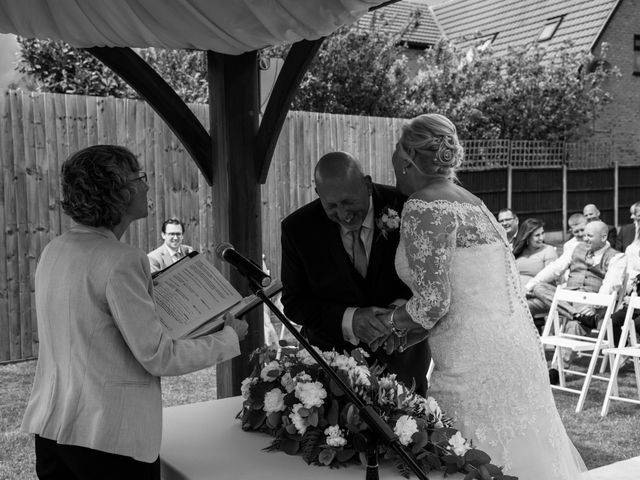 Andy and Barbara&apos;s Wedding in Leicester Forest East, Leicestershire 12