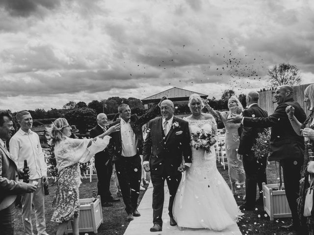Andy and Barbara&apos;s Wedding in Leicester Forest East, Leicestershire 16