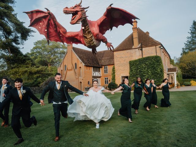 Ifan and Penny's Wedding in Westenhanger, Kent 12