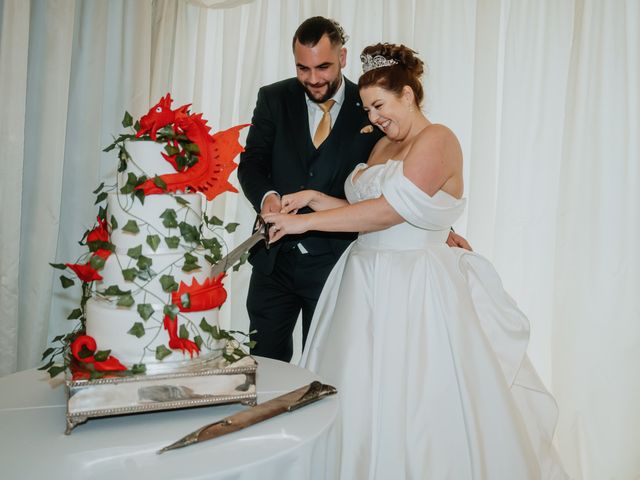 Ifan and Penny's Wedding in Westenhanger, Kent 14