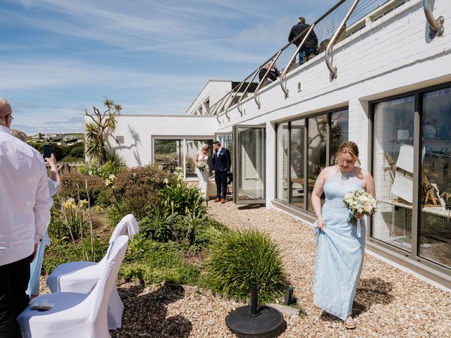 Jacob and Anneka&apos;s Wedding in Newquay, Cornwall 6