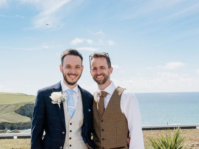 Jacob and Anneka&apos;s Wedding in Newquay, Cornwall 27