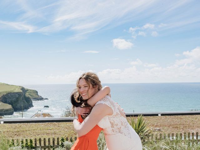 Jacob and Anneka&apos;s Wedding in Newquay, Cornwall 30