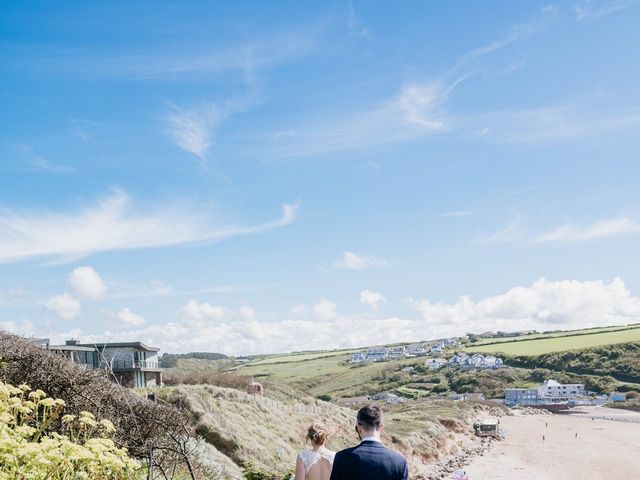 Jacob and Anneka&apos;s Wedding in Newquay, Cornwall 33