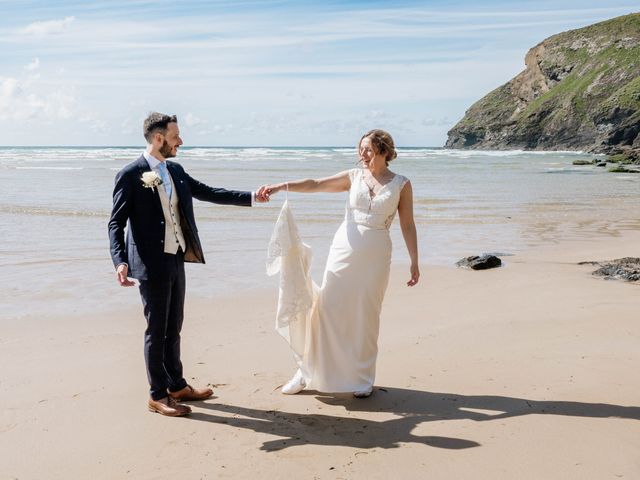 Jacob and Anneka&apos;s Wedding in Newquay, Cornwall 1