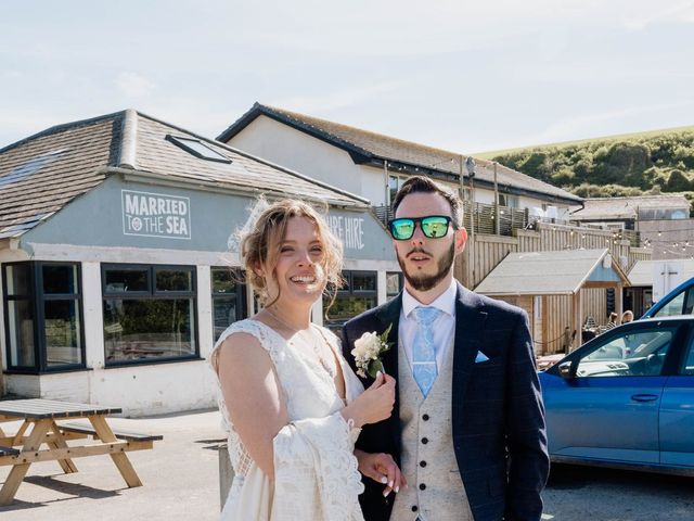 Jacob and Anneka&apos;s Wedding in Newquay, Cornwall 45