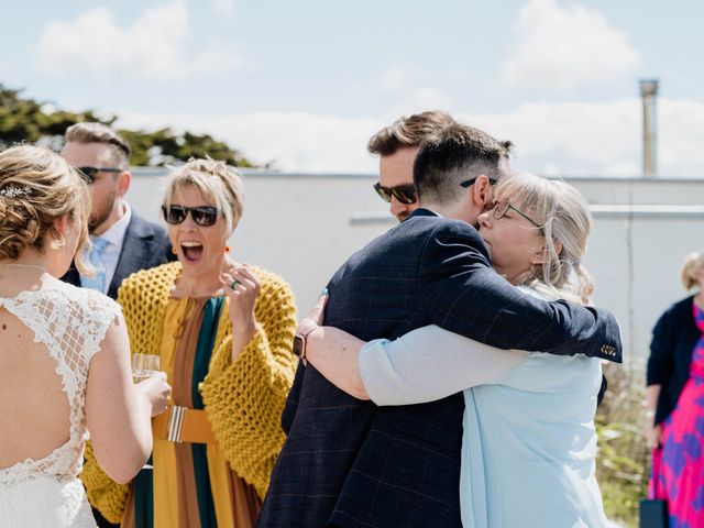 Jacob and Anneka&apos;s Wedding in Newquay, Cornwall 61