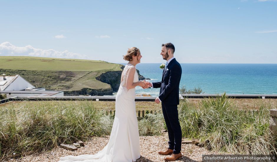 Jacob and Anneka's Wedding in Newquay, Cornwall