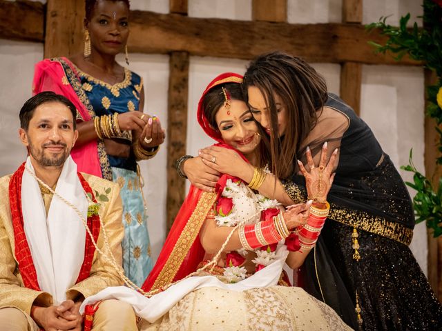 Peter and Ravina's Wedding in Pinner, Middlesex 13