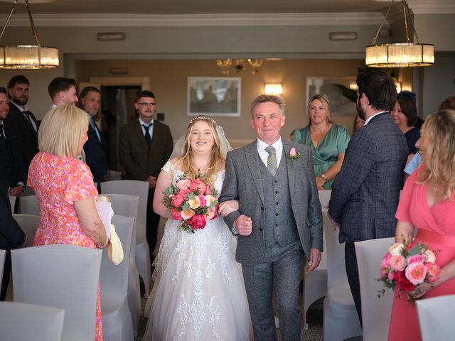 Alex and Charlotte's Wedding in Christchurch, Dorset 6