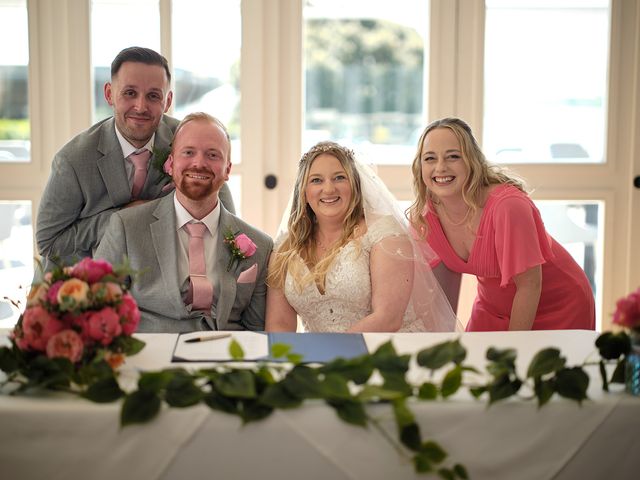Alex and Charlotte's Wedding in Christchurch, Dorset 7