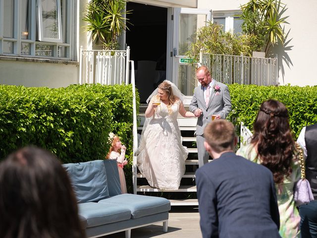 Alex and Charlotte's Wedding in Christchurch, Dorset 10