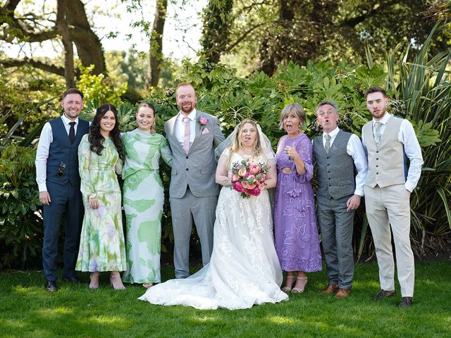 Alex and Charlotte's Wedding in Christchurch, Dorset 13