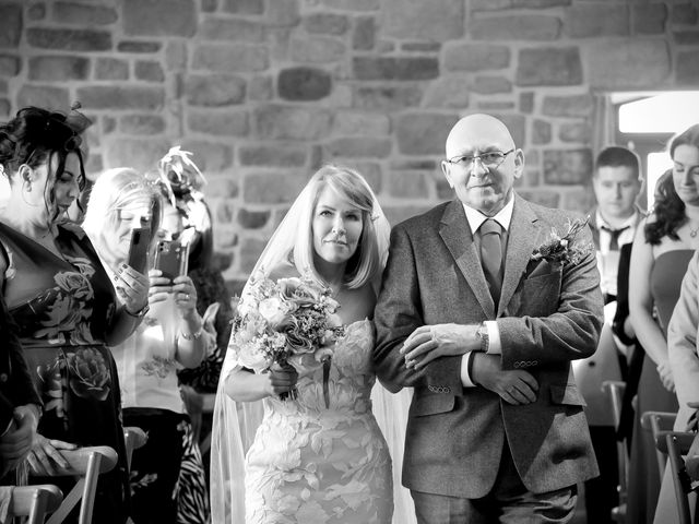 Joanne and Dale&apos;s Wedding in Chesterfield, Derbyshire 13