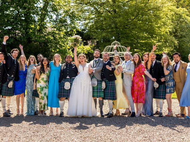 James and Camilla's Wedding in Chathill, Northumberland 5