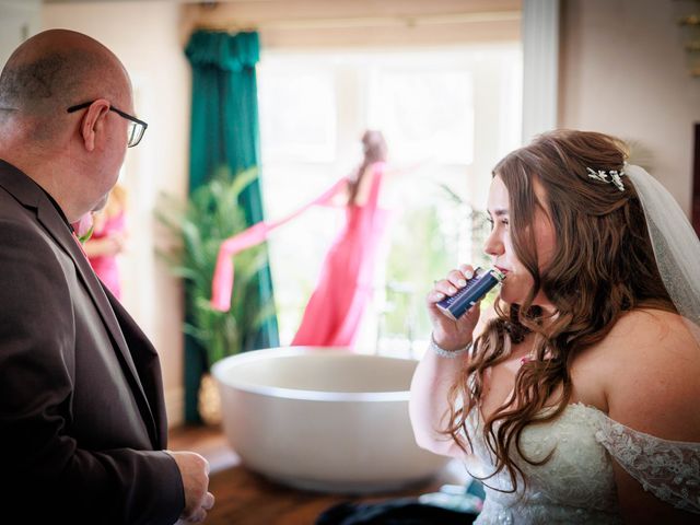 Rhys and Amy's Wedding in Spennymoor, Durham 20