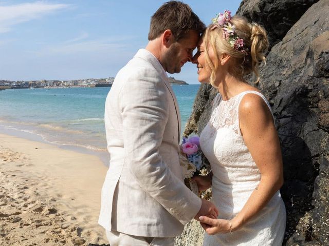 Jason Hartley and Helen Hartley's Wedding in St. Ives, Cornwall 10