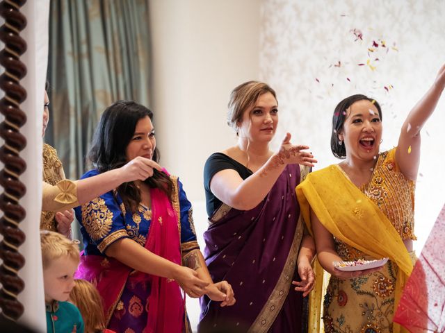 Aditya and Rebecca's Wedding in Hemel Hempstead, Hertfordshire 18
