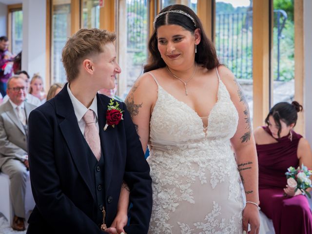 Sophie and Ana's Wedding in Bowes, Durham 31