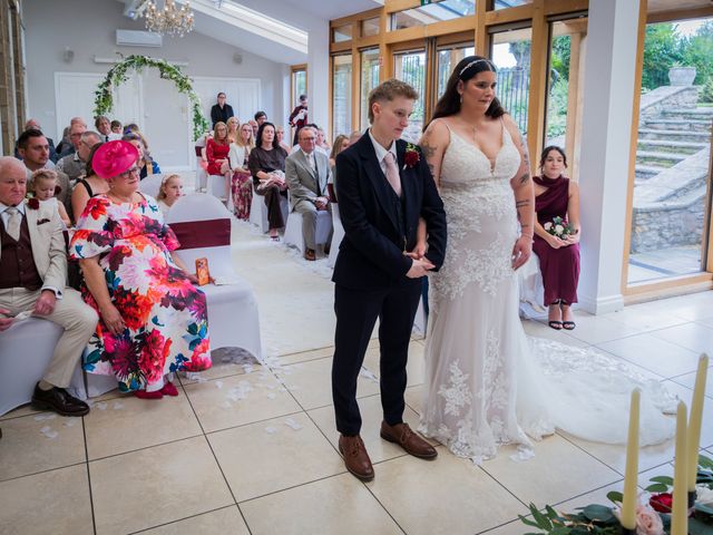 Sophie and Ana's Wedding in Bowes, Durham 32