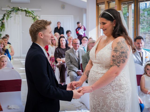 Sophie and Ana's Wedding in Bowes, Durham 33