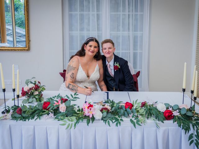 Sophie and Ana's Wedding in Bowes, Durham 37