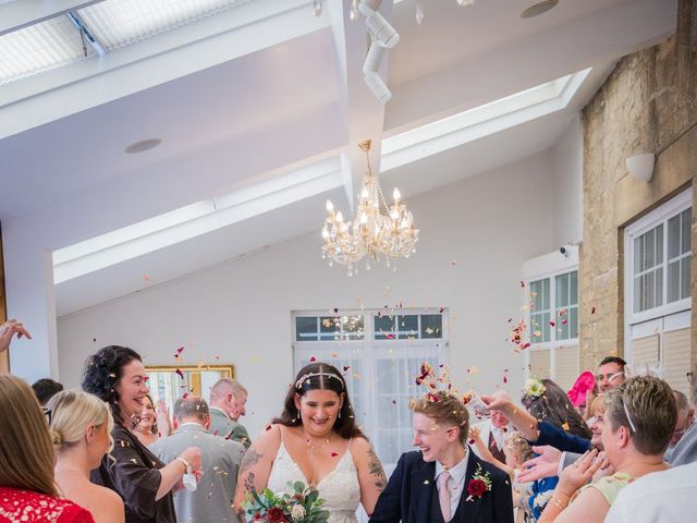 Sophie and Ana's Wedding in Bowes, Durham 38