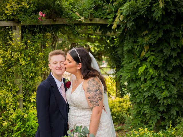 Sophie and Ana's Wedding in Bowes, Durham 41