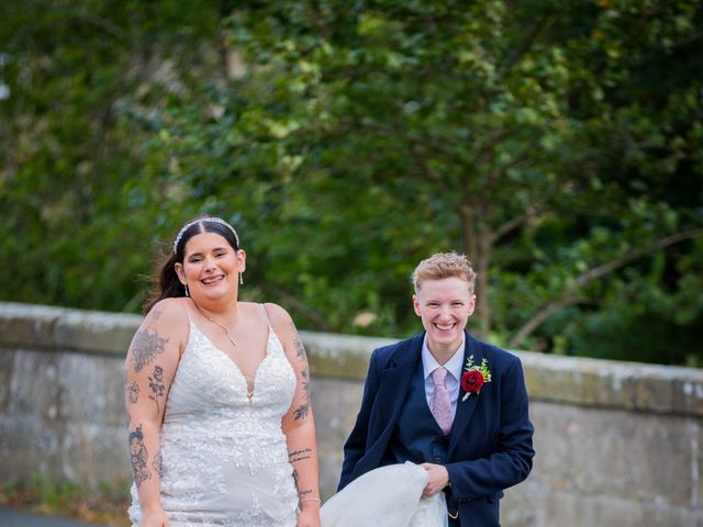 Sophie and Ana's Wedding in Bowes, Durham 56