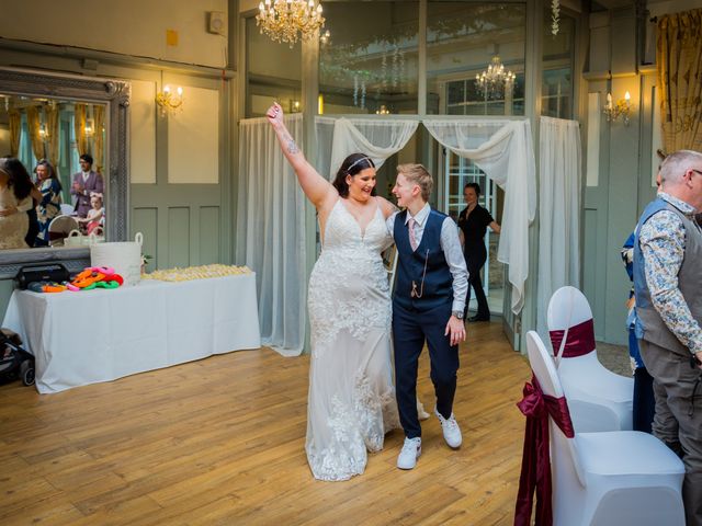 Sophie and Ana's Wedding in Bowes, Durham 61