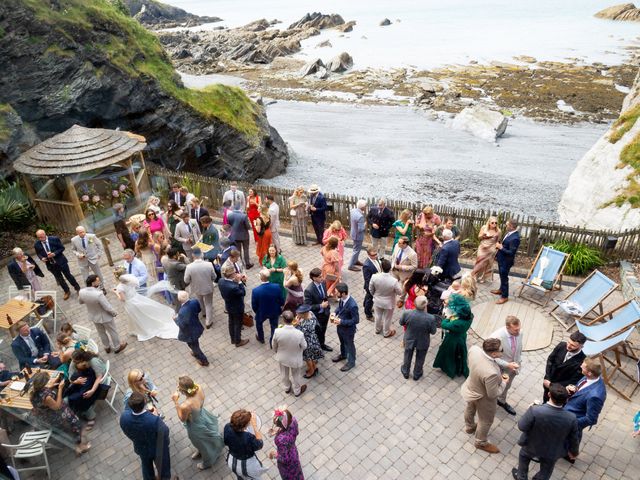 Megan and Harry's Wedding in Ilfracombe, Devon 10