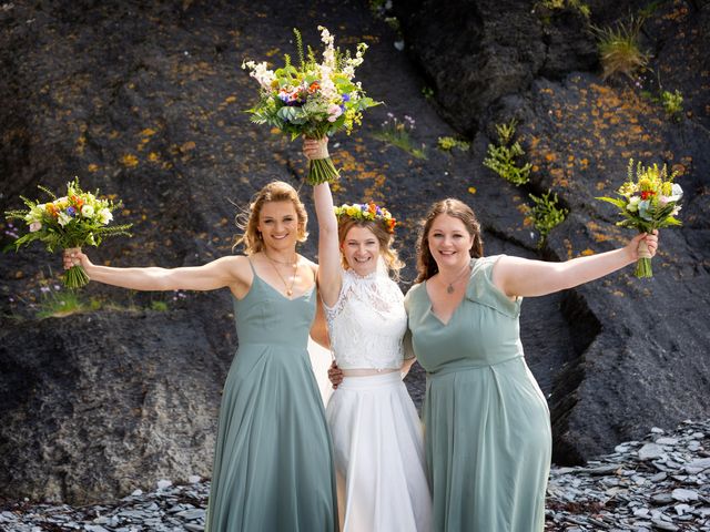 Megan and Harry's Wedding in Ilfracombe, Devon 12