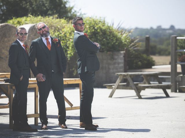 Ben and Lizzie's Wedding in Hayle, Cornwall 12