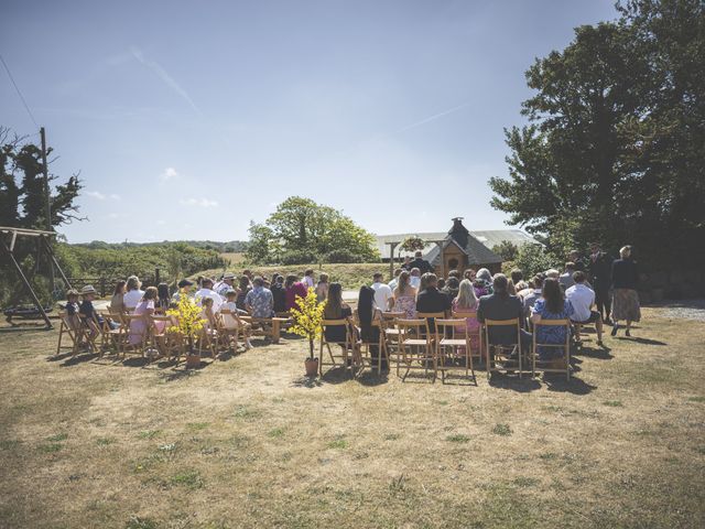 Ben and Lizzie's Wedding in Hayle, Cornwall 13