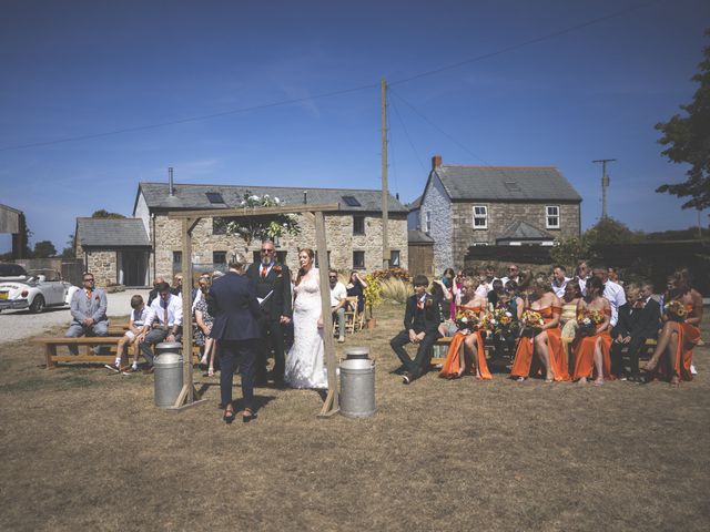 Ben and Lizzie's Wedding in Hayle, Cornwall 22