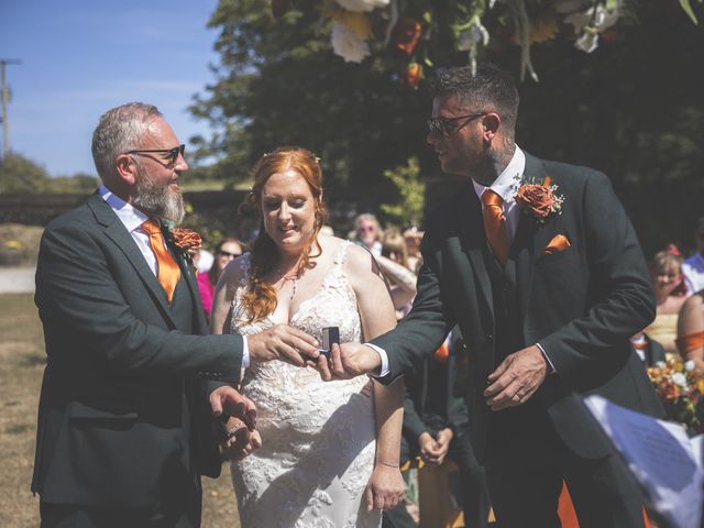 Ben and Lizzie's Wedding in Hayle, Cornwall 24