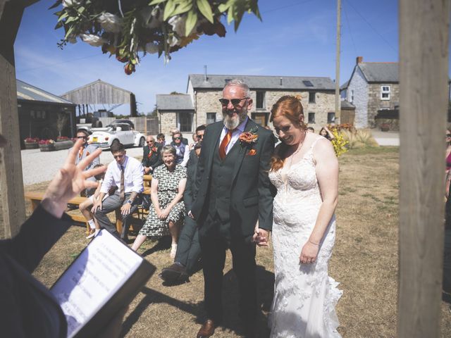 Ben and Lizzie's Wedding in Hayle, Cornwall 25