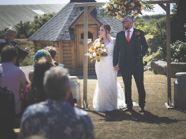 Ben and Lizzie's Wedding in Hayle, Cornwall 27