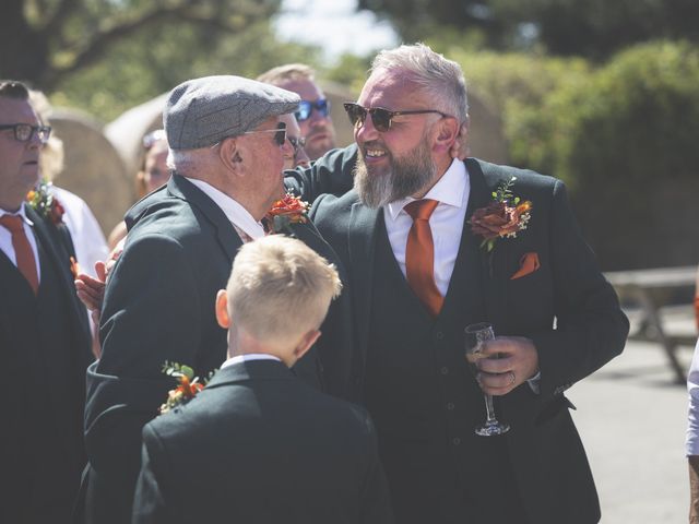 Ben and Lizzie's Wedding in Hayle, Cornwall 31